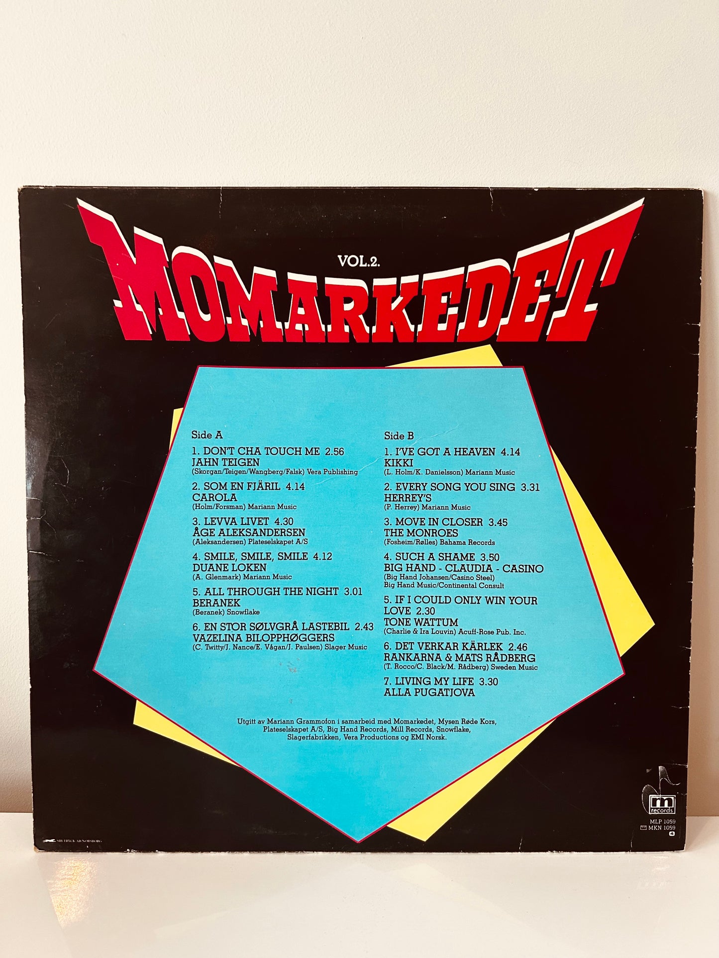 LP - VARIOUS – MOMARKEDET VOL. 2 (1984)