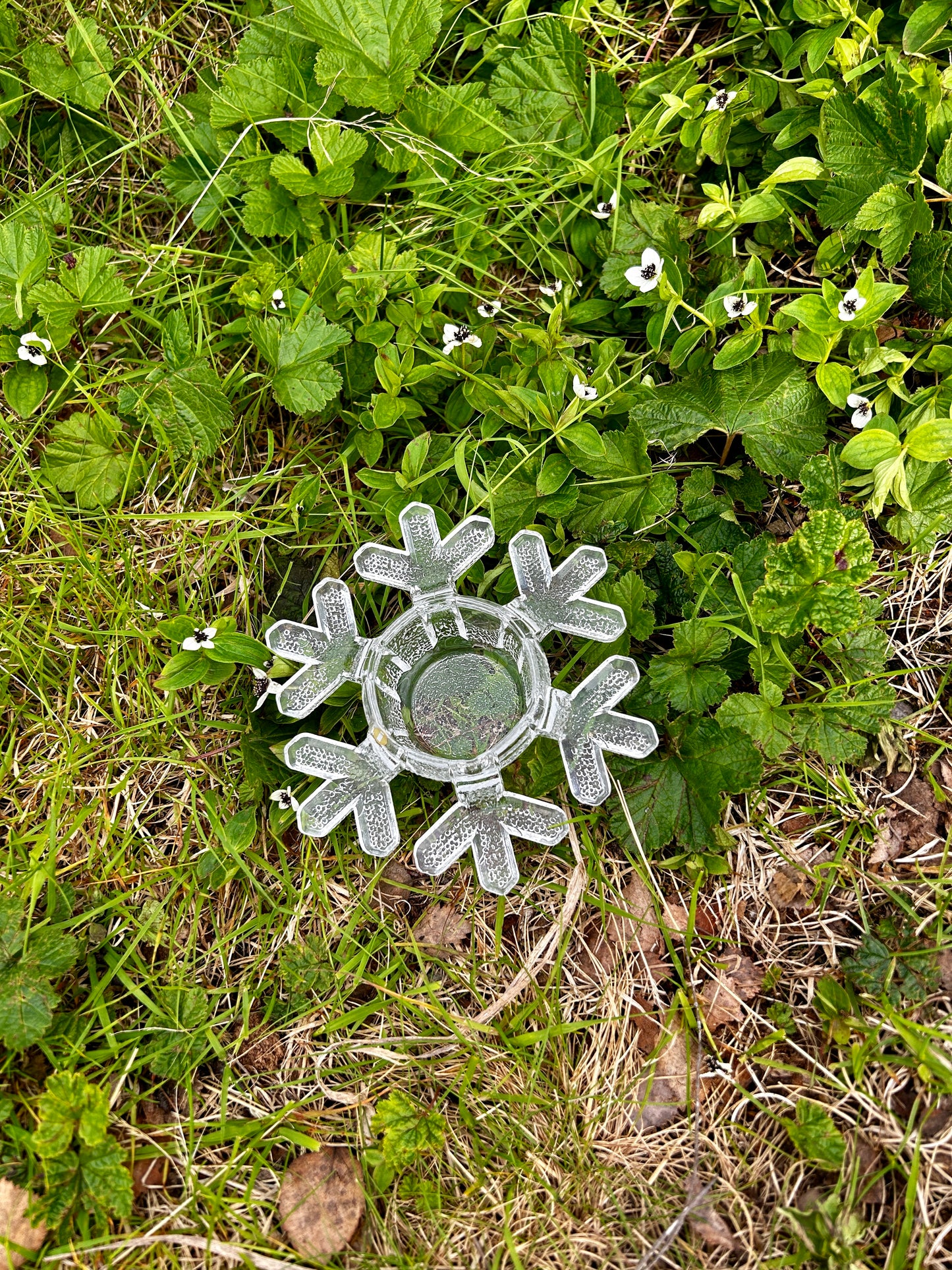 Iittala snøkrystall lysestake